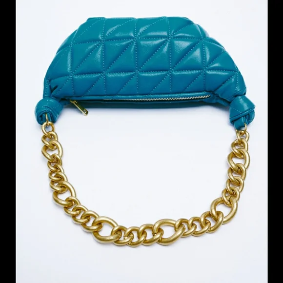 Zara quilted leather shoulder bag - Picture 4 of 4